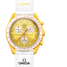 Swatch Mission To The Sun Men's Yellow Watch - SO33J100