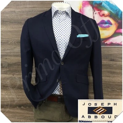JOSEPH ABBOUD Mens Blazer Sport Coat Casual Jacket Size M ( 40R ) Blue Suit - Image 1 of 4