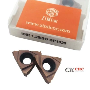 10 pcs of Highquality 16IR 1.25ISO BP1025 Threading Carbide Inserts Cutting tool - Picture 1 of 9