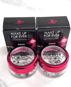 2x Make Up For Ever Moulin Rouge STRASS Jewels - Picture 1 of 2