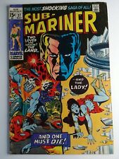 Marvel Comics Sub-Mariner #37 Sal Buscema Cover; Death of Dorma VG/FN 5.0