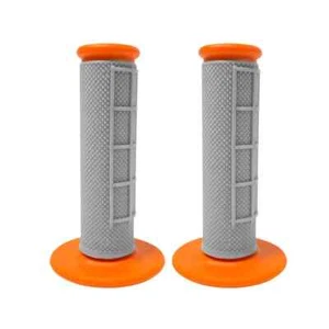 Apico factory racing Dual Compound Grips Motocross, MX, Enduro Grey Orange - Picture 1 of 1