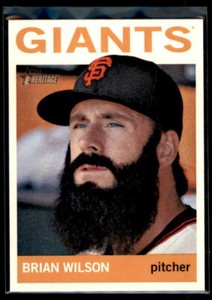2013 Topps Heritage  Brian Wilson  #64 San Francisco Giants