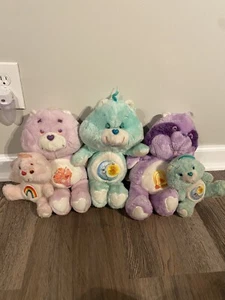 1984 Kenner Care Bears Bright Heart, Bedtime Bear, Share Bear, Cheer Bear - Picture 1 of 4