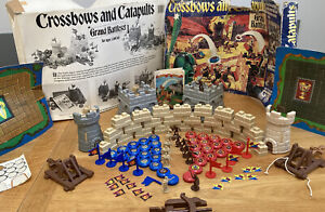 Crossbows And Catapults -  Grand Battleset Vintage Board Game  Action GT 1983