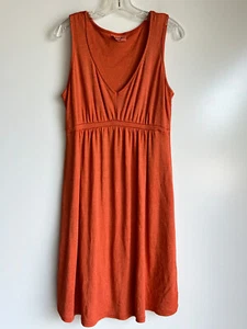 MICHAEL STARS Maternity Shine Orange Sleeveless Dress ~One Size - Picture 1 of 9