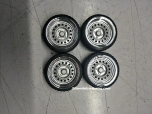 SD rims 15-inch wide steel silver 29 mm 1:18 model car tuning - Picture 1 of 1