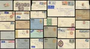 GOLD COAST 1927-57 COVERS POSTMARKS POSTAL HISTORY REG. AIR etc ..PRICED SINGLY - Picture 1 of 49