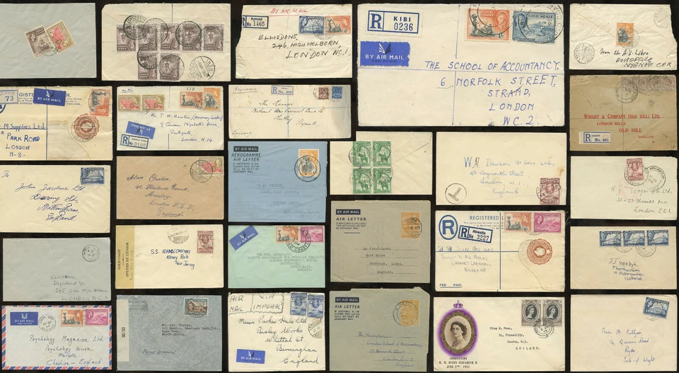 GOLD COAST 1927-57 COVERS POSTMARKS POSTAL HISTORY REG. AIR etc ..PRICED SINGLY - Image 1 of 1