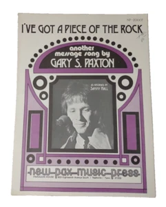 Partituras de piano gospel Gary S Paxton I've got a Piece of The Rock 1975 - Imagen 1 de 4