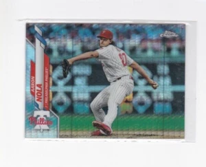 AARON NOLA 2020 TOPPS CHROME REFRACTOR PARALLEL CARD-SHIPS FREE TO THE US!! - Picture 1 of 19