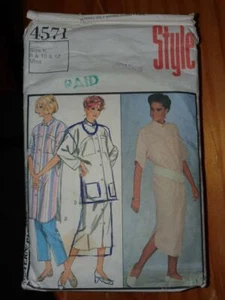 Style Sewing pattern No 4571 Shirtdress Size 8,10,12 Used - Bild 1 von 2