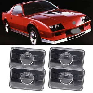 Fit Chevrolet Monte Carlo SS 1980-1988 El Camino 4x6" LED sealed Headlights 4PCS - Picture 1 of 5