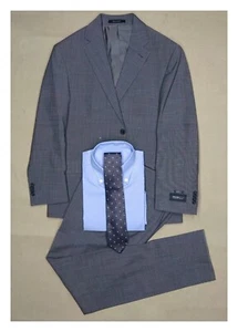 419$ KENNETH CLOE mid-gray Modern fit suit size (42S) w36. - Picture 1 of 24