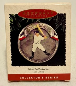 Hallmark Ornament 1995 Béisbol Héroes Lou Gehrig Coleccionistas Serie - Imagen 1 de 3