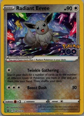 Radiant Eevee Promo SWSH: Sword & Shield Promo Cards SWSH230 NM - Image 1 of 2