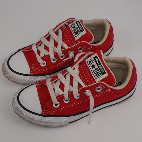 Sneakers Converse Chuck Taylor Youth 13 rosse tela basse All Star A01700F