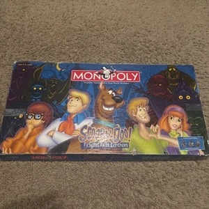 Monopoly Scooby-Doo! Fright Fest Edition Board 100% KOMPLETT Zinnstücke gebraucht - Bild 1 von 2