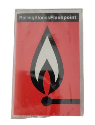 Rolling Stones ‎Flashpoint Live Cassette 1991 Ruby Tuesday Sex Drive Highwire  - Image 1 of 4