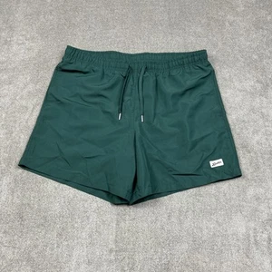 Pantalones Cortos de Natación BATHER Océano Sólido Fibra Reciclada Verde Talla XL x 5.5 Malla Forrada - Imagen 1 de 8