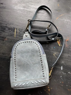 small blue montana west crossbody backpack - Image 1 of 4