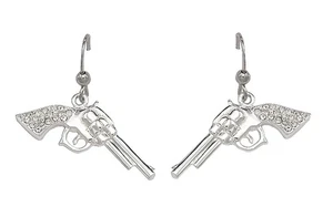 Montana Silversmiths Jewelry Womens Earrings Pistols ER61242 - Picture 1 of 1