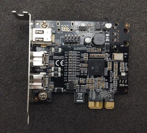 Syba SD-PEX30009 PCIe x1 Firewire Card 2x 1394B Ports 1x 1394A Port - FAST SHIPP - Picture 1 of 7