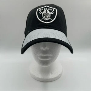 Las Vegas Raiders New EraEra Fitted Hat Size Medium/Large Black NFL Football Cap - Picture 1 of 9