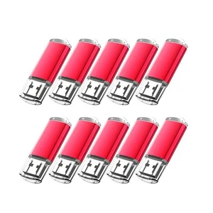 10x USB Stick 2.0 Rot Memory Speicherstick Speichermedien Flash Drive USB 1 GB - Afbeelding 1 van 7