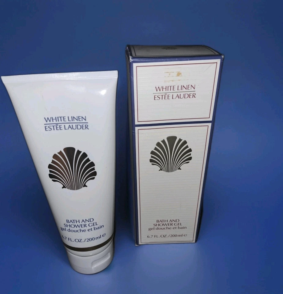 Gel de baño y ducha Estee Lauder LINO BLANCO aroma original años 90 artículo DE COLECCIÓN Foto 1 de 4