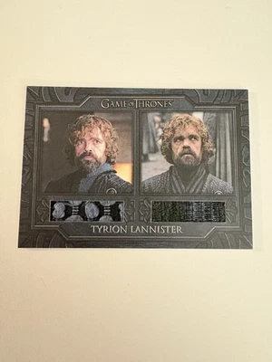 Rittenhouse Game Of Thrones Tyrion Lannister Dual Costume Relic Card DC3 - Image 1 of 2
