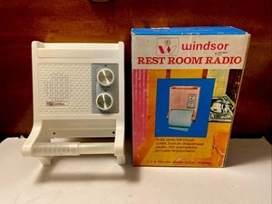 Vintage MCM 1973 Windsor Ruheraum Solid State Radio Toilettenpapierspender - Neu im Karton - Bild 1 von 14