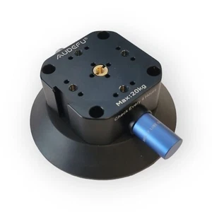 AUDEFU 4.5" Camera Suction Cup Mount - with 1/4" & 3/8" Screw Holes - Picture 1 of 10
