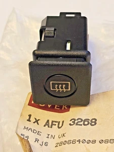 Austin Montego,Maestro,Metro heated rear window switch AFU3268 - Picture 1 of 6