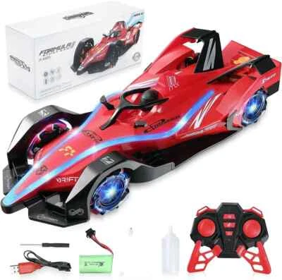 2.4Ghz Remote Control Car Formula F1 Shadow Chariot Drift with Light Spray Music - Image 1 of 4