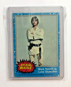 1977 20th Century Fox Film Corp Star Wars Mark Hamill as Luke Skywalker Card