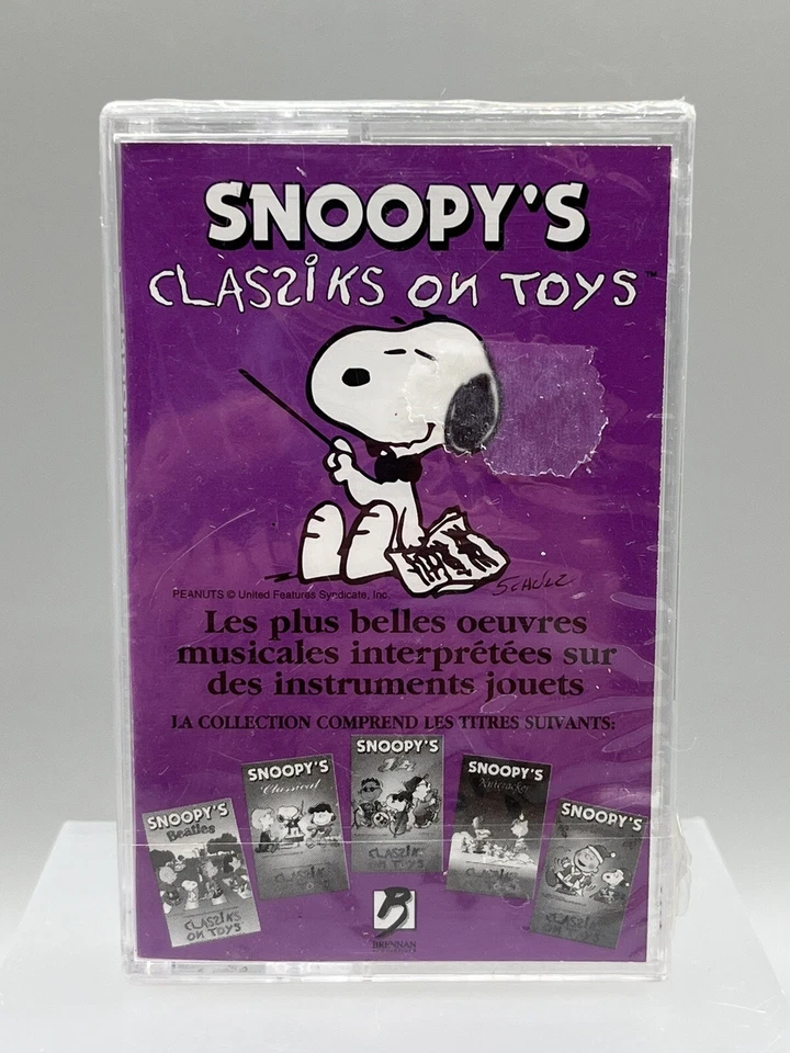 SEALED Snoopy's Classics Classiks on Toys Cassette Beatles Beethoven's 5th Plus - Image 1 of 4