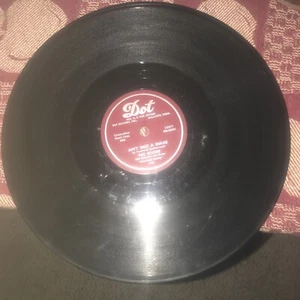 Pat Boone Ain't That A Shame / Tennessee Saturday Night Single Record 1955 Y - Picture 1 of 2