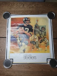 Pittsburgh Steelers NFL Football Vintage 1979 DAMAC Poster 23X25 - Picture 1 of 17