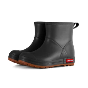 Women Wellington Rain Boots Garden Outdoor Wellies Boots Short Ankle Shoes UK - Picture 1 of 10