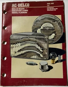 AC-DELCO 1985 CATALOG SEALED BEAM MINIATURE LAMP SIGNAL FLASHERS 1970-85 VEHICLE - Bild 1 von 5