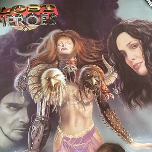 Póster promocional de cómic Lost Heroes Davdez firmado por Rob Prior - Imagen 1 de 7