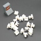 15712 LEGO® Tile, Modified 1 x 1 with Open O Clip, 15 Stück, white, neu