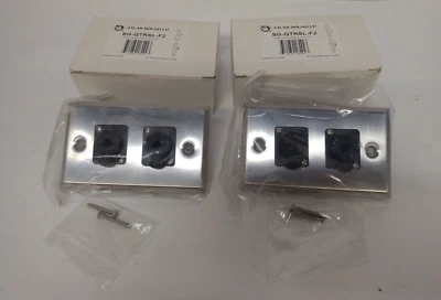 Lote de 2 Atlas SG-QTRSL-F2 Single Gang (2) TRS F LCK 1 4 pulgadas Foto 1 de 4