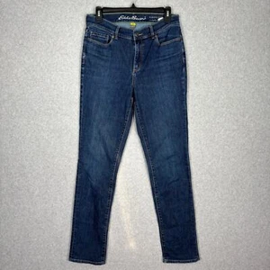 Eddie Bauer Jeans Womens T6 Tall Slightly Curvy Slim Straight Classic Capsule - Picture 1 of 12