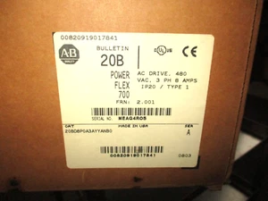 NEW ALLEN-BRADLEY 20BD8P0A3AYYANB0 POWER FLEX 700 20B AC DRIVE 480V 480VAC - Picture 1 of 2