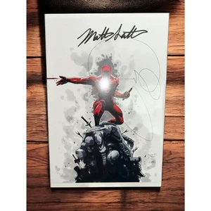 Daredevil vs The Hand Print - Autographed By Matthew Sutton With JSA Cert - Picture 1 of 2