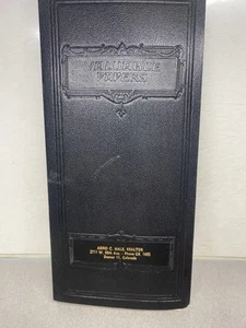 Vintage Wertvolle Papiere Ordner Datei Werbung Denver Versicherung wird Dokument - Bild 1 von 10