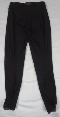 PANTALONES DE MONTAR OVATION CLÁSICOS NEGROS MEDIANOS MUJER PANTALONES PARCHES EN LA RODILLA ELÁSTICOS K478 Foto 1 de 4