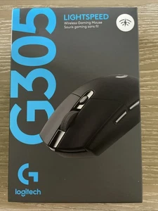 Logitech G305 Lightspeed Wireless Optical Gaming Mouse Black NEW - Zdjęcie 1 z 6